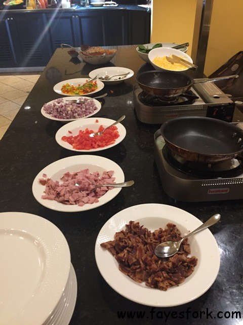 MADE TO ORDER OMELETTE STATION