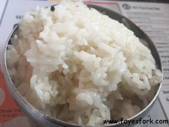 COMPLIMENTARY RICE