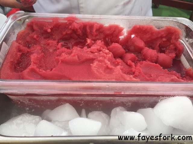 Pomegranate Mescal Sorbet