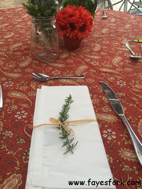 TABLE SETTINGS